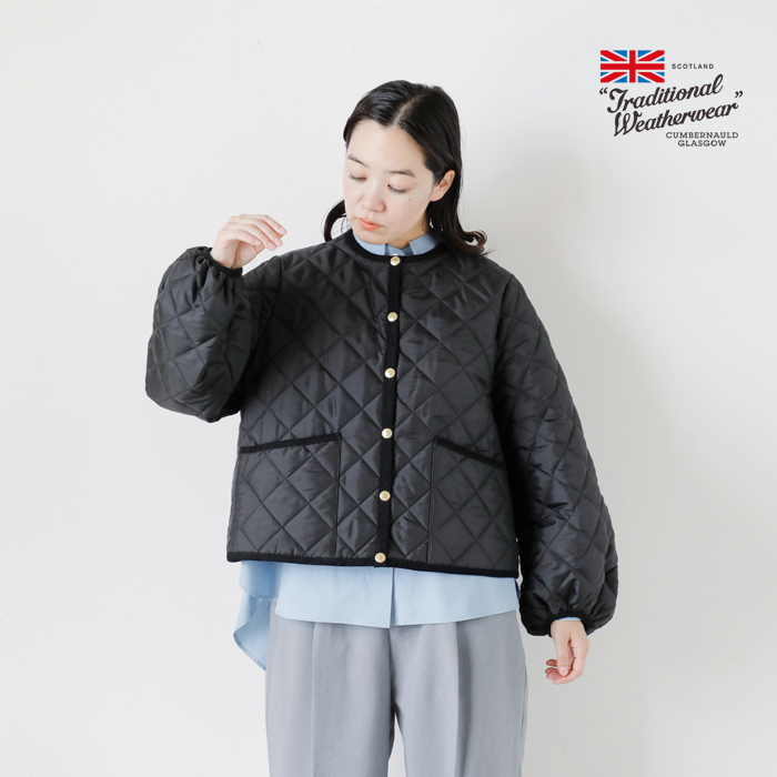 Traditional Weatherwear(トラディショナルウェザーウェア)アークリーパフスリーブキルティングジャケット“ARKLEYPUFFSLEEVE”l242apqco0439aa