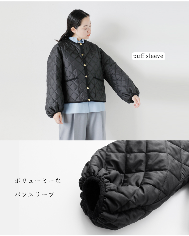 Traditional Weatherwear(トラディショナルウェザーウェア)アークリーパフスリーブキルティングジャケット“ARKLEYPUFFSLEEVE”l242apqco0439aa