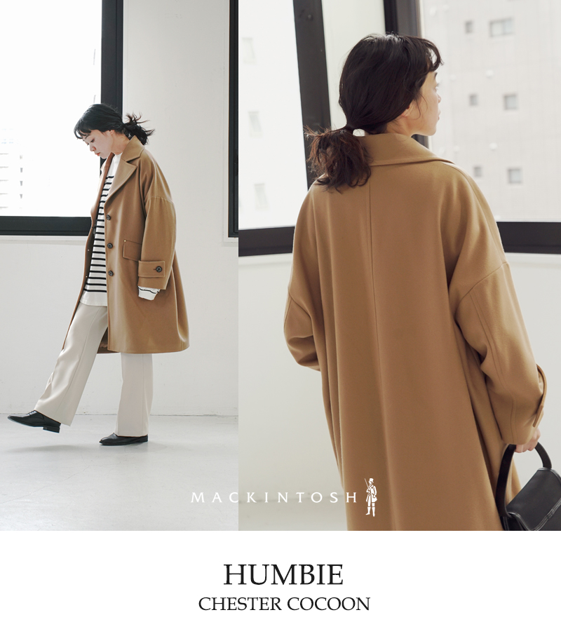 MACKINTOSH(マッキントッシュ)ライトウエイトメルトンウールハンビーチェスターコクーンコート“HUMBIECHESTERCOCOON”l242mo1149fl2k