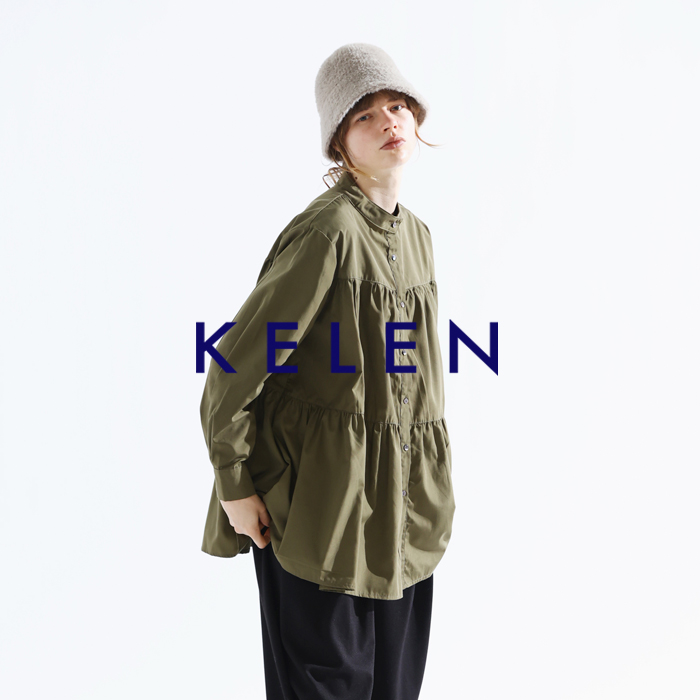 kelen(ケレン)ティアードデザインブラウス“COCCO”lkl24wbl2178