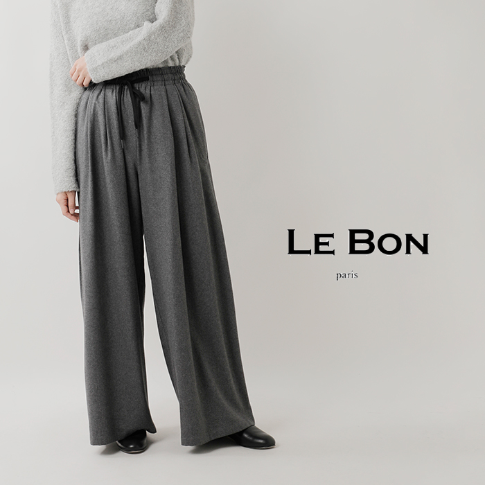 LE BON(ルボン)ワイドタックイージーパンツlp245-155-242