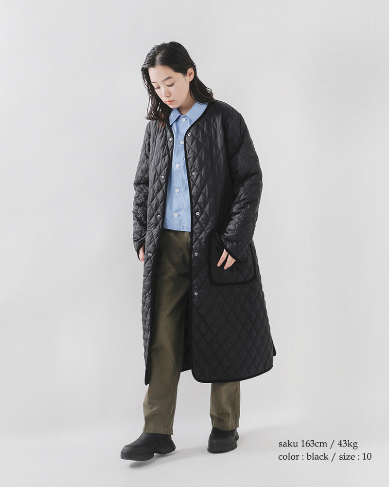 Barbour(バブアー)ラウンドカラーキルティングロングコート“WOMENSROUNDCOLLARQUILT”lqu1771