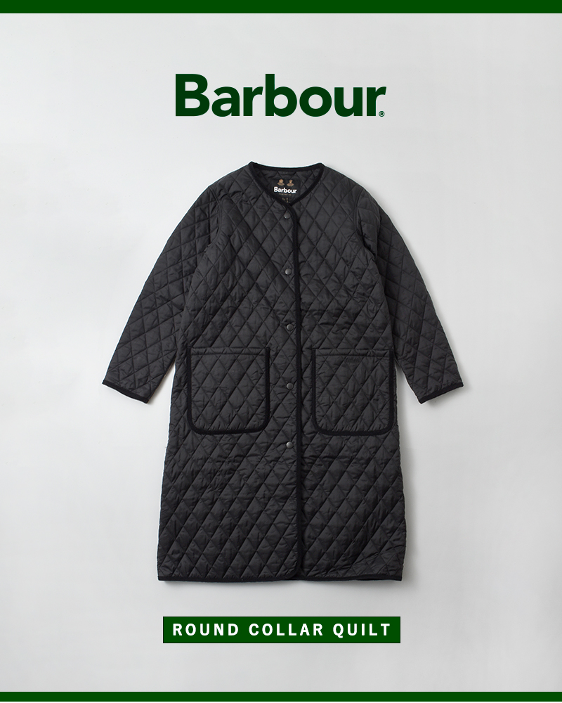 Barbour(バブアー)ラウンドカラーキルティングロングコート“WOMENSROUNDCOLLARQUILT”lqu1771