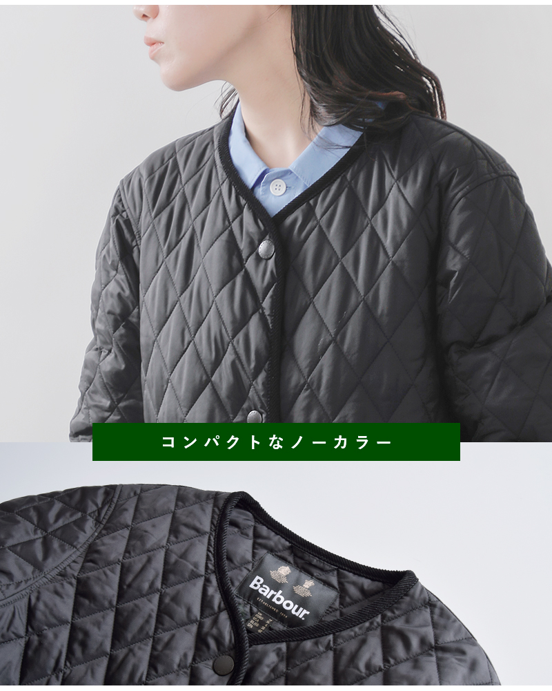 Barbour(バブアー)ラウンドカラーキルティングロングコート“WOMENSROUNDCOLLARQUILT”lqu1771