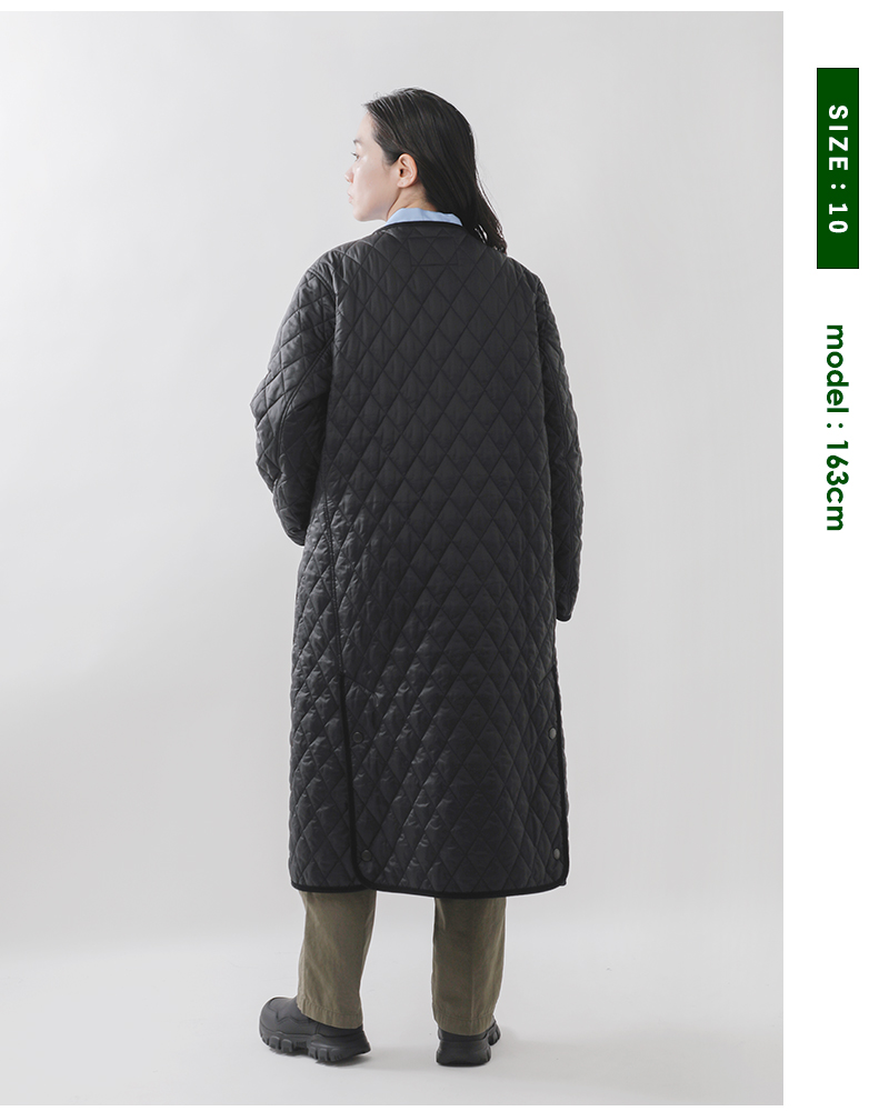 Barbour(バブアー)ラウンドカラーキルティングロングコート“WOMENSROUNDCOLLARQUILT”lqu1771