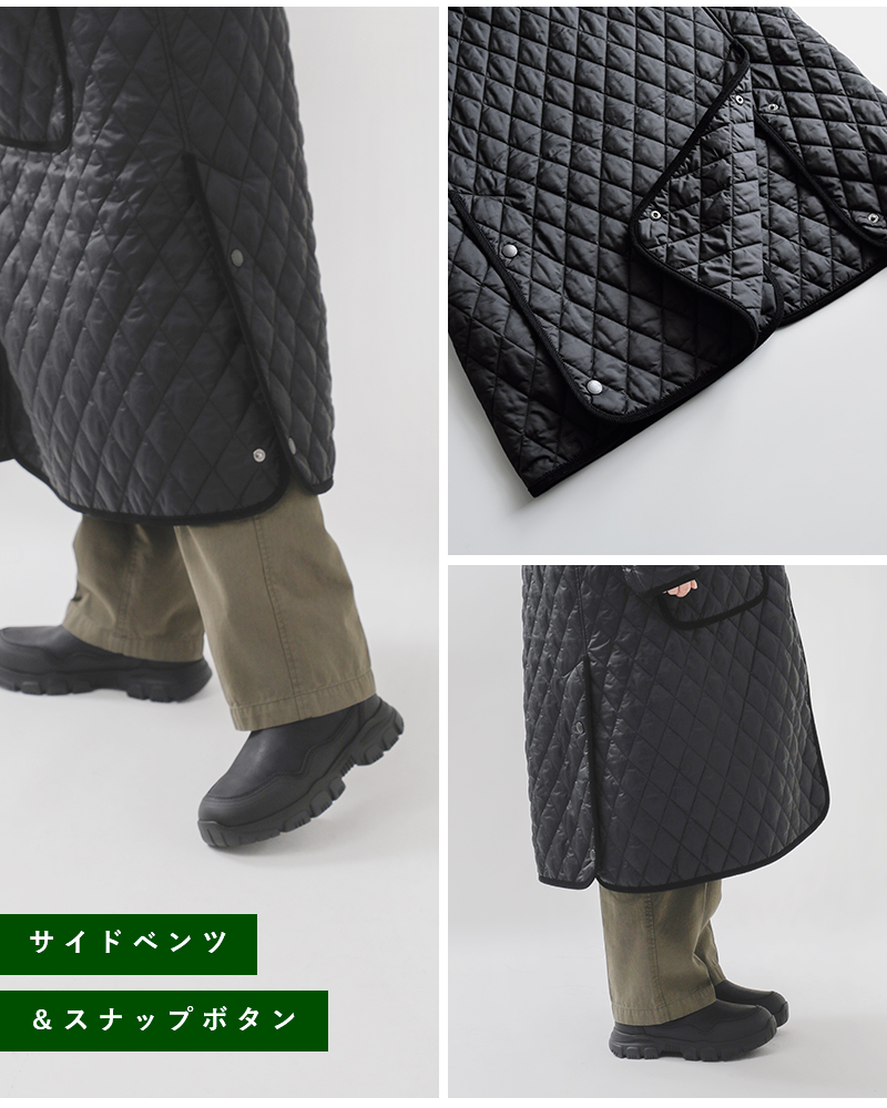 Barbour(バブアー)ラウンドカラーキルティングロングコート“WOMENSROUNDCOLLARQUILT”lqu1771