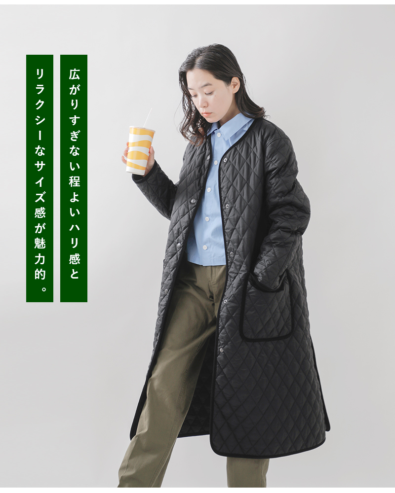 Barbour バブアー ラウンドカラー キルティング ロング コート “WOMENS ROUND COLLAR QUILT” lqu1771-mt  2024aw新作 レディース | Piu di aranciato(ピウディアランチェート)