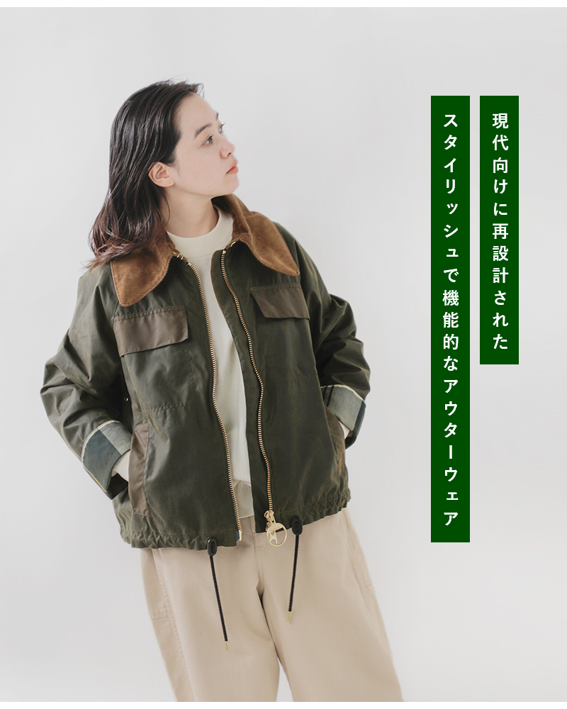 Barbour(バブアー)シルコイルワックスブルゾン“BEAULYWAX”lwx1400