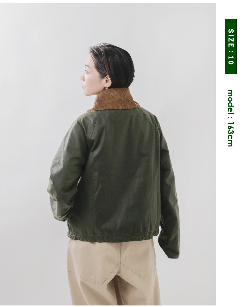 Barbour(バブアー)シルコイルワックスブルゾン“BEAULYWAX”lwx1400