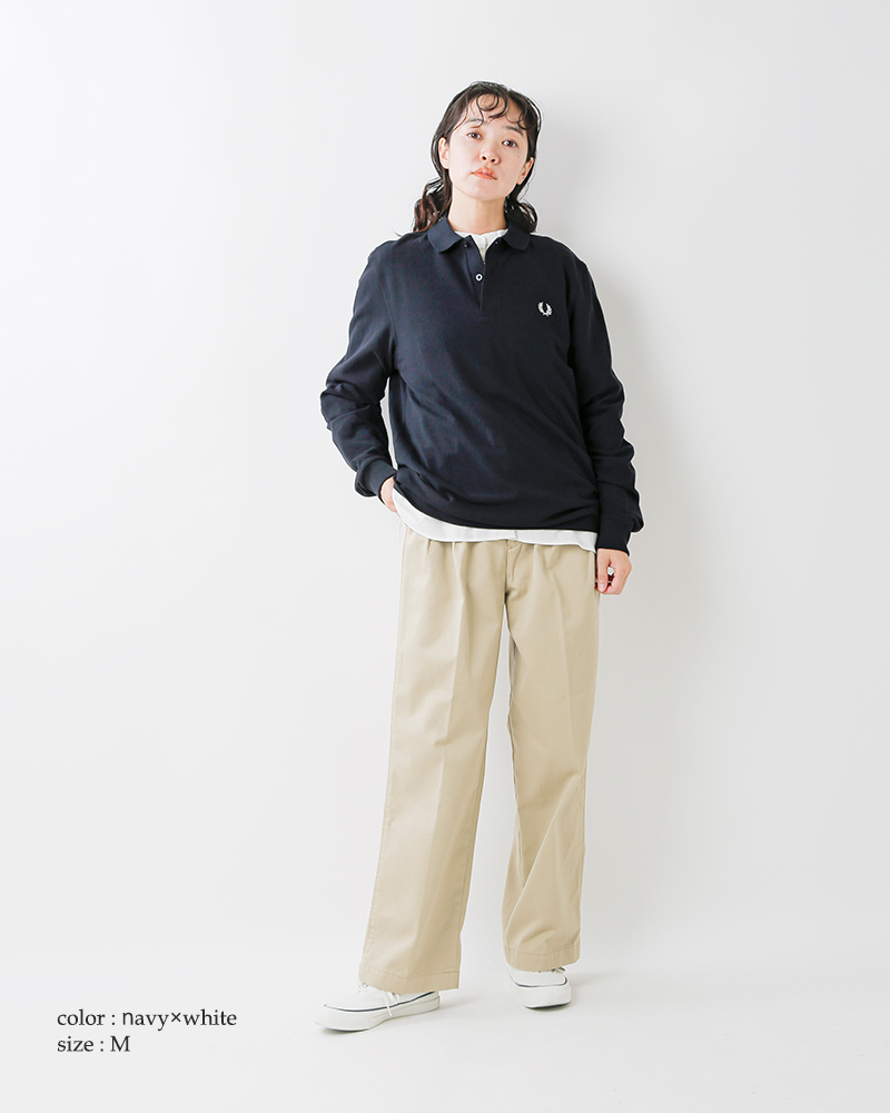 FRED PERRY(フレッド ペリー)ロングスリーブプレーンポロシャツ“LSPLAINFREDPERRYSHIRT”m6006