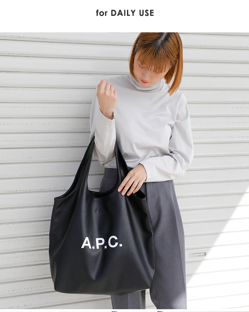 A.P.C.(アー・ペー・セー)ロゴトートバッグ“TOTENINON”m61565-same1