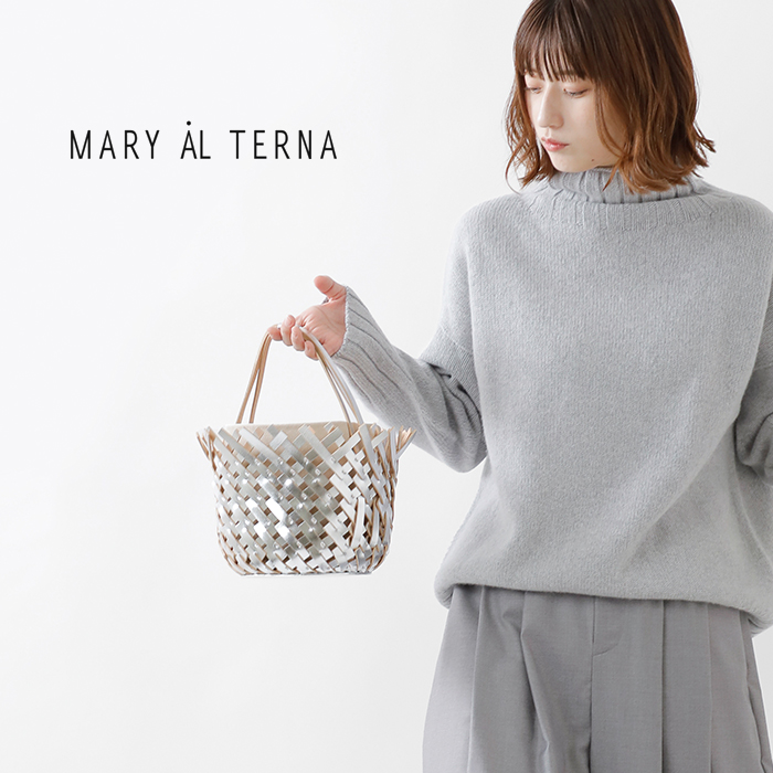 MARY AL TERNA(メアリオルターナ)ウルトラスエードバスケットバッグ“KAGO”ma4227bg-49