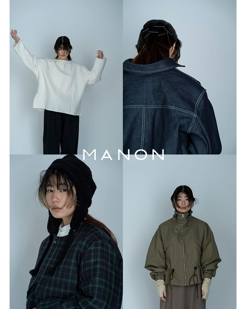 MANON(マノン)スキッパーケーブルニットプルオーバー“SKIPPERCABLEKNIT”mnn-kt-033