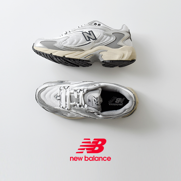 new balance(ニューバランス)Nロゴシンセティックレザーメッシュアッパーランニングスニーカー“ML725”ml725-cd