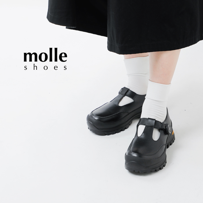 molle shoes(モールシューズ)撥水カウレザーTストラップフリーロックシューズ“F/LT-STRAP”mls210301-17