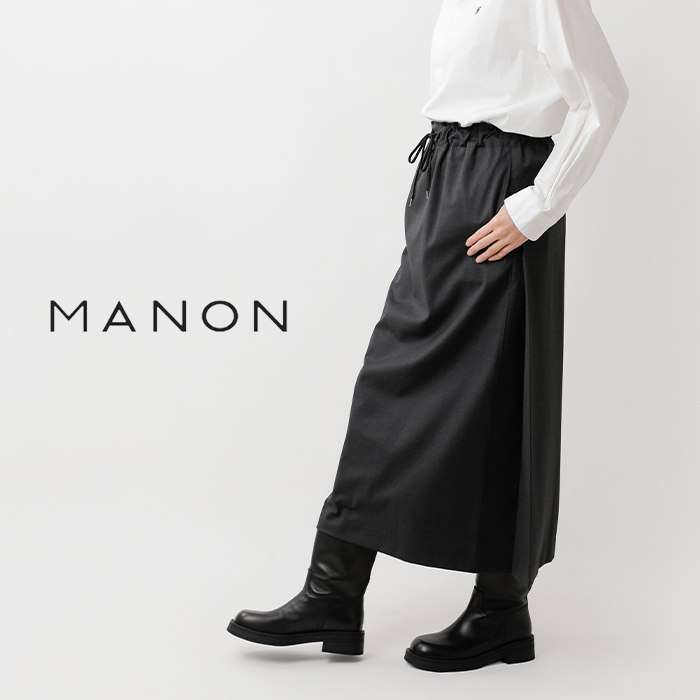 MANON(マノン)ストレッチAラインサイドタックスカート“SIDETUCKTIGHTSKIRT”mnn-sk-073