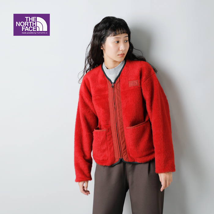 THE NORTH FACE PURPLE LABEL(ノースフェイスパープルレーベル)プラスウールフリースフィールドカーディガン“PLASWoolFleeceFieldCardigan”n24fa029