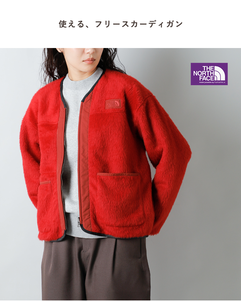 THE NORTH FACE PURPLE LABEL(ノースフェイスパープルレーベル)プラスウールフリースフィールドカーディガン“PLASWoolFleeceFieldCardigan”n24fa029