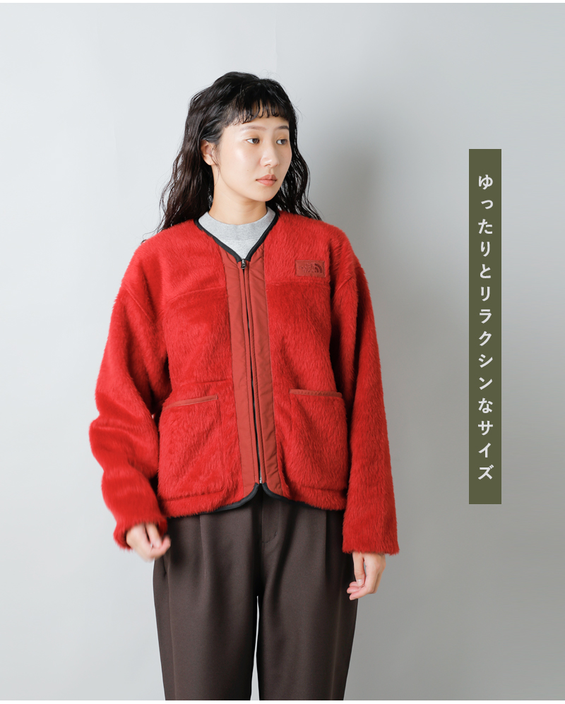 THE NORTH FACE PURPLE LABEL(ノースフェイスパープルレーベル)プラスウールフリースフィールドカーディガン“PLASWoolFleeceFieldCardigan”n24fa029