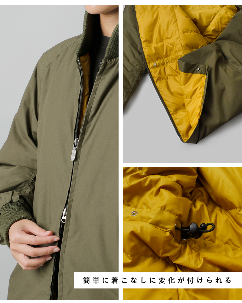 THE NORTH FACE PURPLE LABEL(ノースフェイスパープルレーベル)撥水2wayフィールドダウンコート“65/35FieldDownCoat”n24fb047