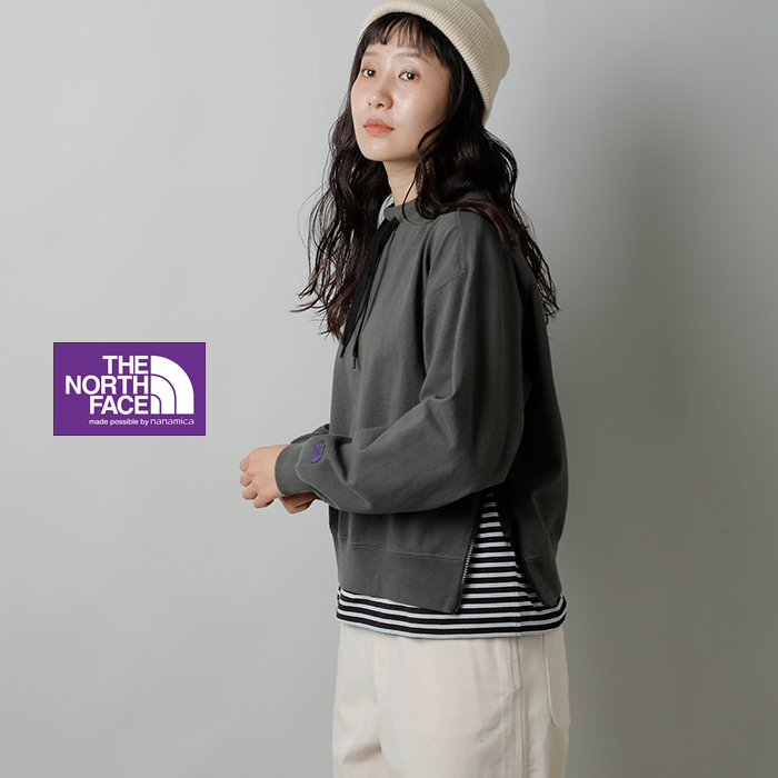 THE NORTH FACE PURPLE LABEL ノースフェイスパープルレーベル コットン フィールド モックネック プルオーバー “9.5oz  Cotton Jersey Field Mockneck Pullover” n24fh008-rf 2024aw新作 レディース | Piu di  aranciato(ピウディアランチェート)