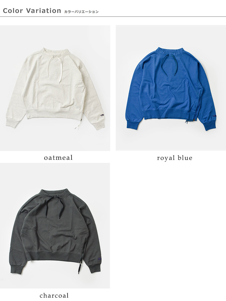 THE NORTH FACE PURPLE LABEL(ノースフェイスパープルレーベル)コットンフィールドモックネックプルオーバー“9.5ozCottonJerseyFieldMockneckPullover”n24fh008