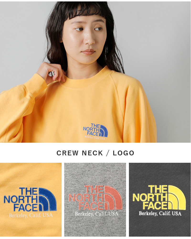 THE NORTH FACE PURPLE LABEL(ノースフェイスパープルレーベル)コットン裏毛クルーネックグラフィックスウェットシャツ“11ozCrewneckGraphicSweatshirt”n24fh032