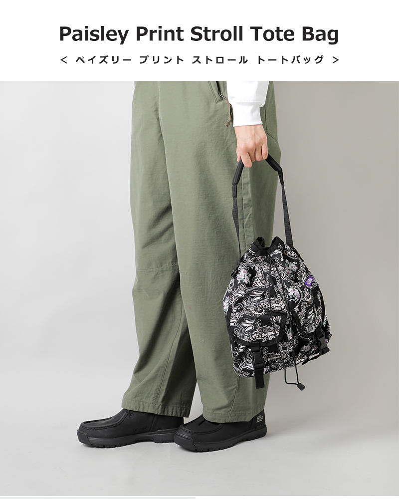 THE NORTH FACE PURPLE LABEL(ノースフェイスパープルレーベル)撥水ペイズリープリントストロールトートバッグ“PaisleyPrintStrollToteBag”n24fo042