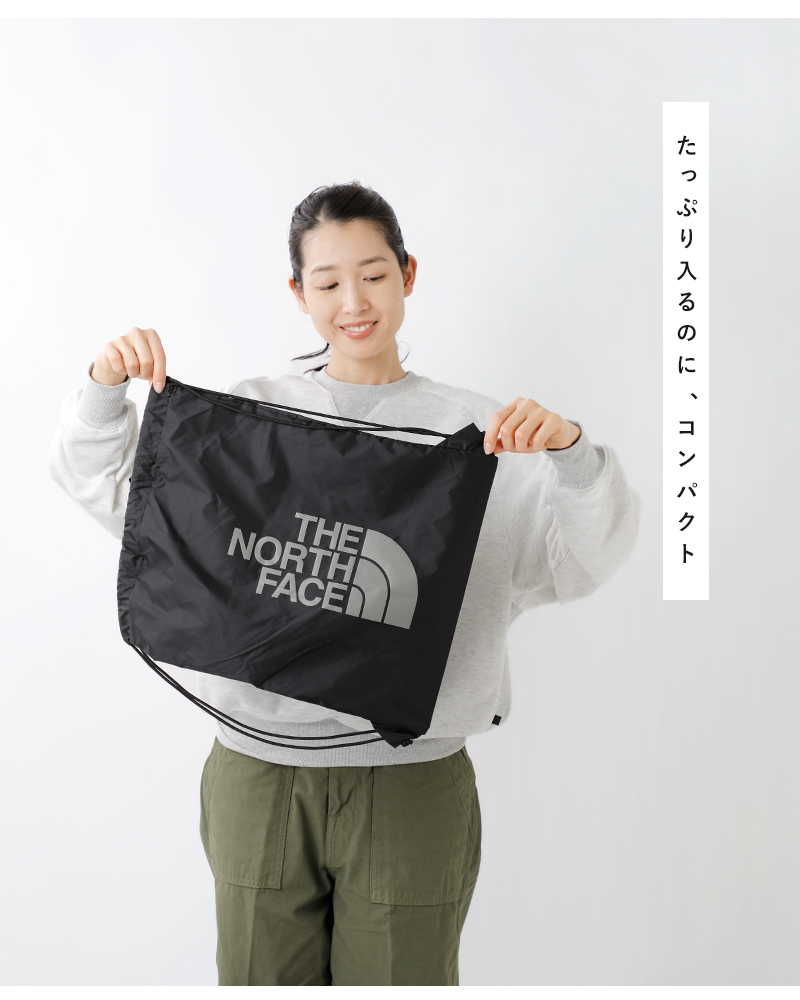 THE NORTH FACE(ノースフェイス)70デニールリップストップナイロンナップサック“PFSacPack”nm61724