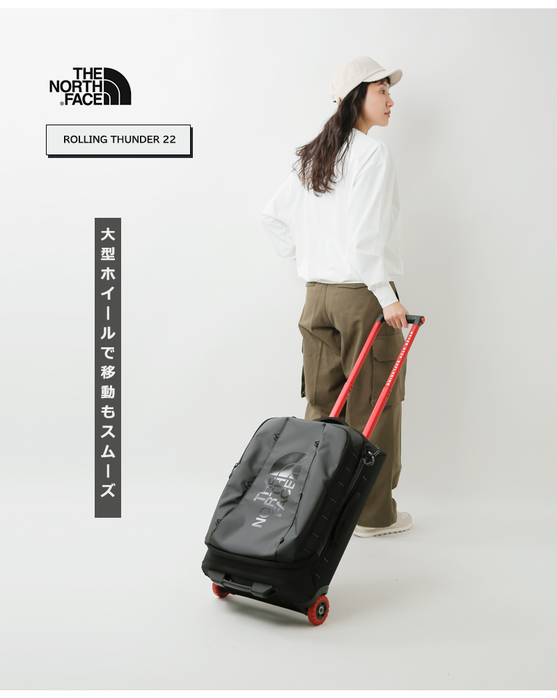 THE NORTH FACE ノースフェイス ベース キャンプ ローリングサンダー キャリーバッグ 40L “Rolling Thunder 22”  nm82415-fn 2024aw新作 | Piu di aranciato(ピウディアランチェート)