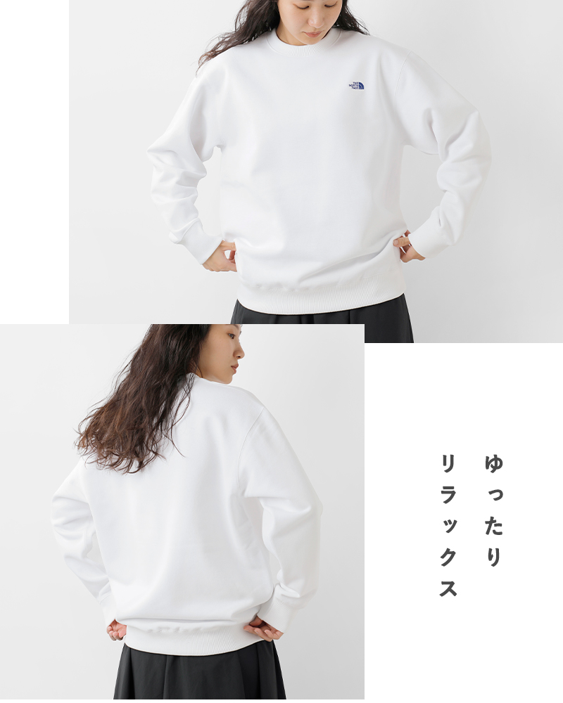 THE NORTH FACE(ノースフェイス)スモールロゴヘザースウェットクループルオーバー“SmallLogoHeatherSweatCrew”nt62337