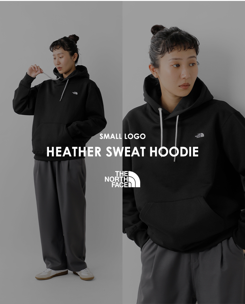 THE NORTH FACE(ノースフェイス)スモールロゴヘザースウェットクループルオーバー“SmallLogoHeatherSweatCrew”nt62337