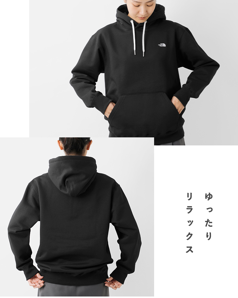 THE NORTH FACE(ノースフェイス)スモールロゴヘザースウェットフーディプルオーバー“SmallLogoHeatherSweatHoodie”nt62342