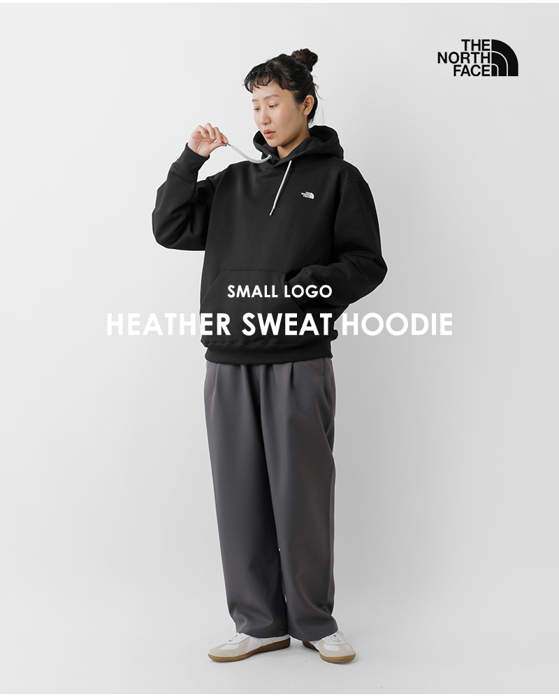 THE NORTH FACE(ノースフェイス)スモールロゴヘザースウェットフーディプルオーバー“SmallLogoHeatherSweatHoodie”nt62342