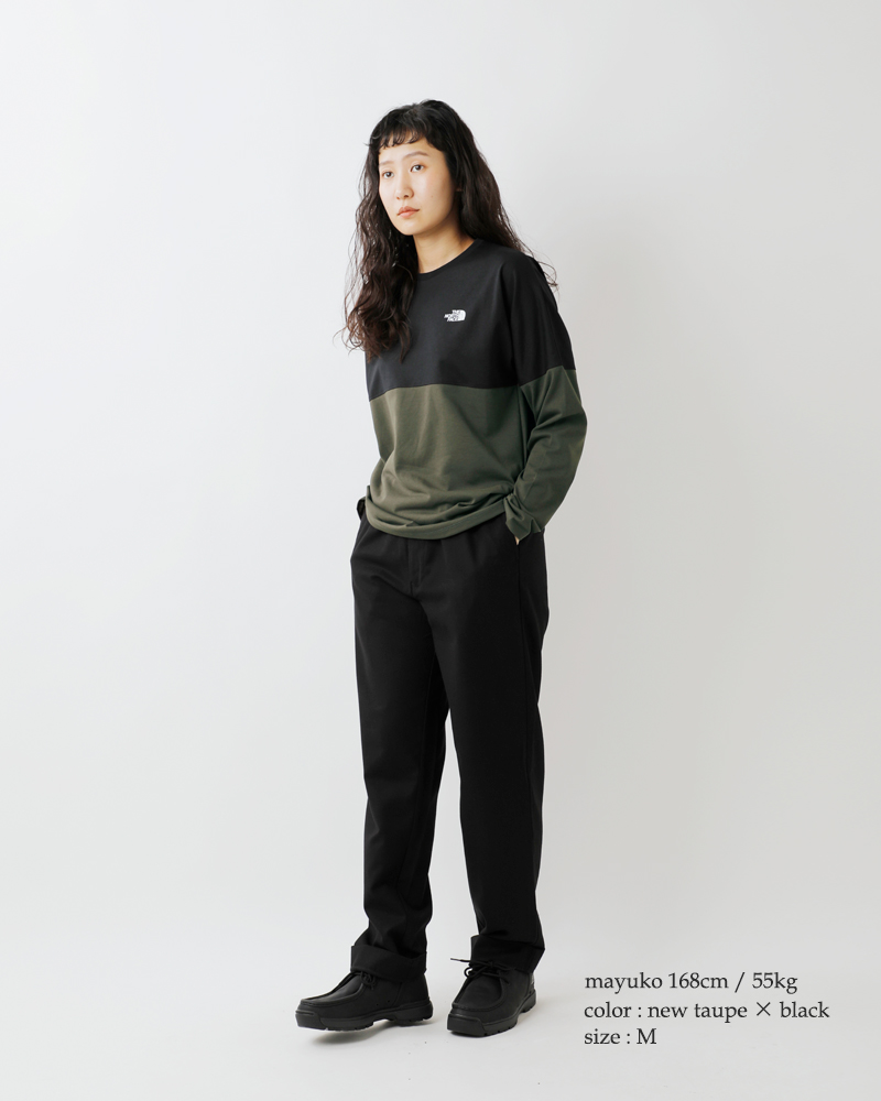 THE NORTH FACE(ノースフェイス)ロングスリーブバイカラーヌプシTシャツ“L/SBi-ColoredNuptseTee”nt82384