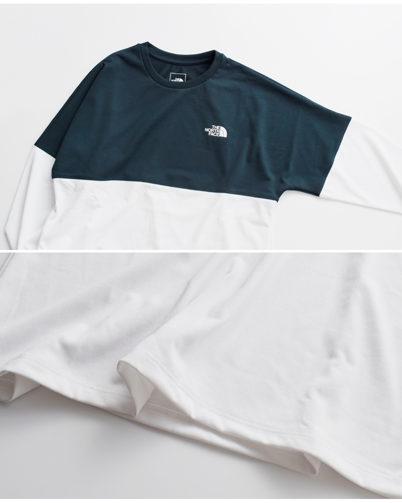 THE NORTH FACE(ノースフェイス)ロングスリーブバイカラーヌプシTシャツ“L/SBi-ColoredNuptseTee”nt82384