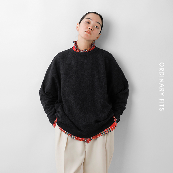 ordinaryfits(オーディナリーフィッツ)バーバーニットプルオーバー“BARBERKNIT”of-n040