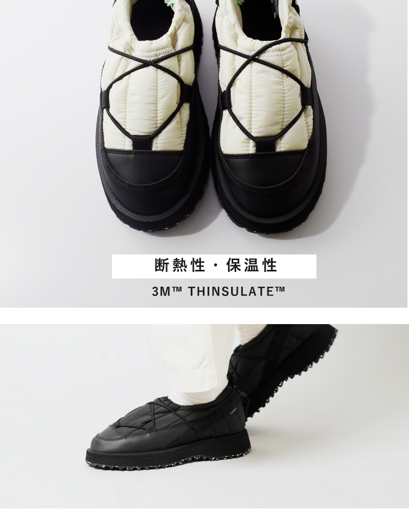 SUICOKE(スイコック)キルティングシンサレートスリッポンシューズ“PEPPER-TRab-ECO”og-385trab-eco