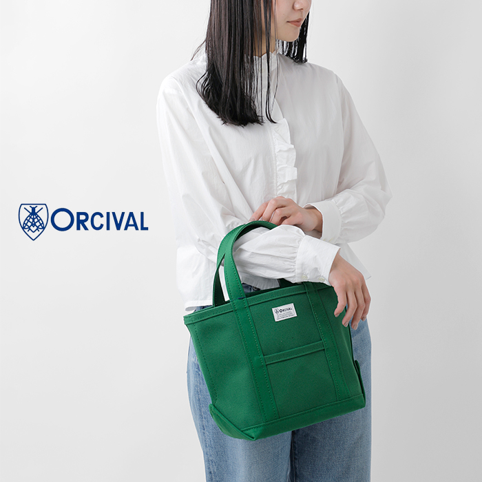 ORCIVAL(オーチバル・オーシバル)ヘビーキャンバストートバッグスモールor-h0285kwc