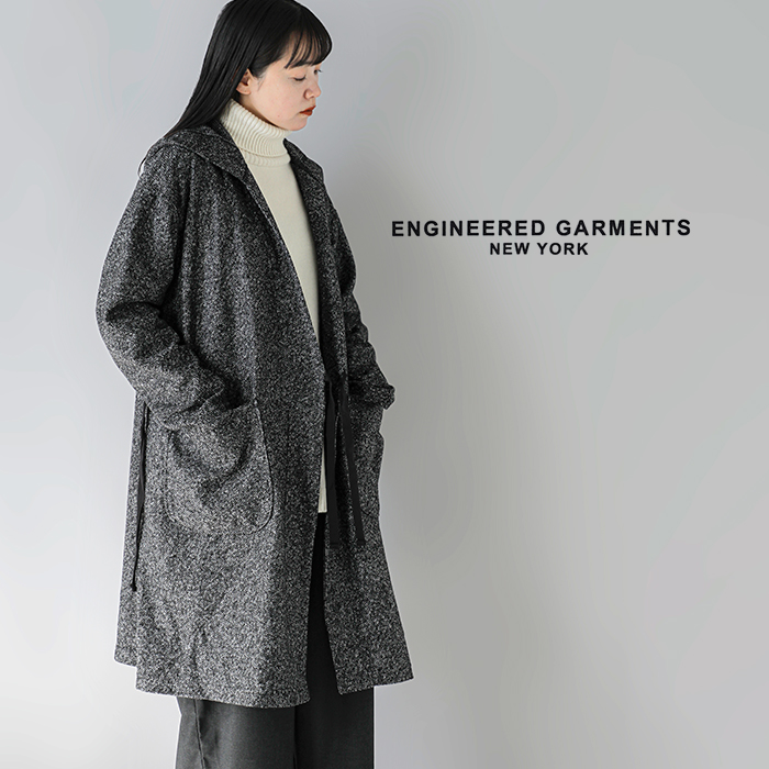 ENGINEERED GARMENTS(エンジニアド ガーメンツ)ウールブレンドメランジニットローブ“KnitRobe”ps077