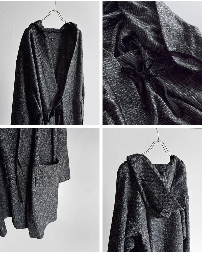 ENGINEERED GARMENTS(エンジニアド ガーメンツ)ウールブレンドメランジニットローブ“KnitRobe”ps077