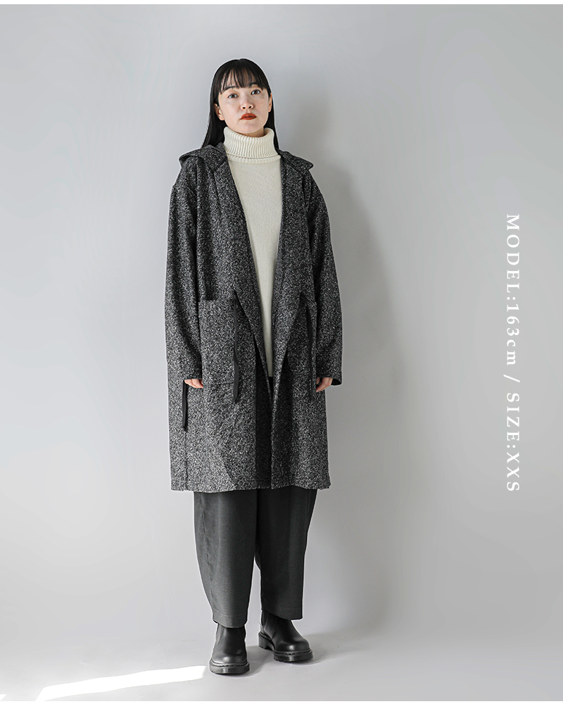 ENGINEERED GARMENTS(エンジニアド ガーメンツ)ウールブレンドメランジニットローブ“KnitRobe”ps077