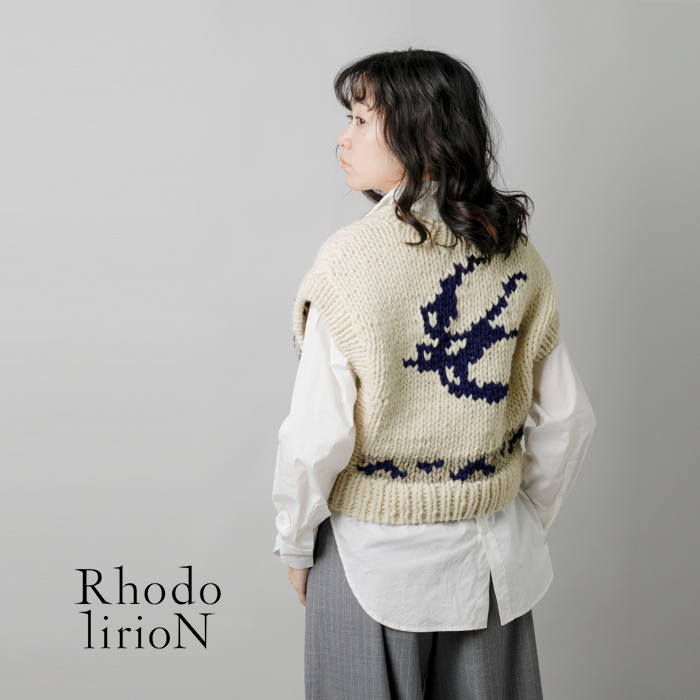 RHODOLIRION(ロドリリオン)ウールカウチンニットベスト“CowichanKnitVest”ps1071