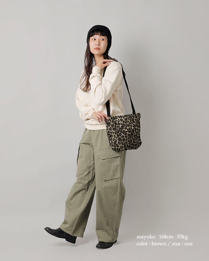 ENGINEERED GARMENTS(エンジニアド ガーメンツ)レオパードプリントショルダーポーチ“ShoulderPouch”ps424