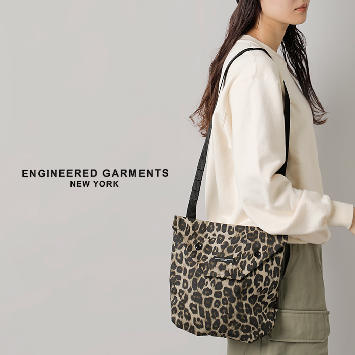 ENGINEERED GARMENTS(エンジニアド ガーメンツ)レオパードプリントショルダーポーチ“ShoulderPouch”ps424