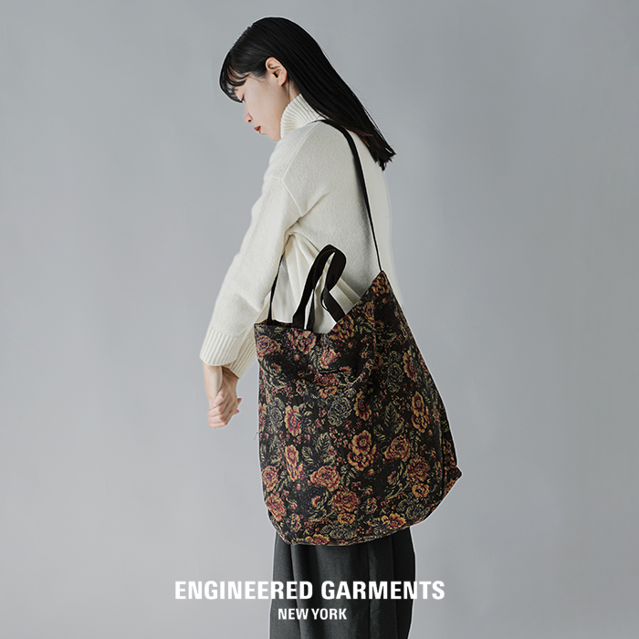 ENGINEERED GARMENTS(エンジニアド ガーメンツ)フローラルジャガード2wayキャリーオールトートバッグ“CarryAllTote”ps434