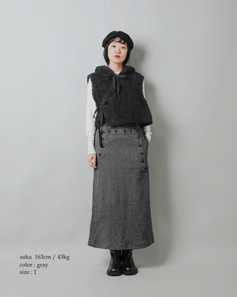 ENGINEERED GARMENTS(エンジニアド ガーメンツ)ヘリンボーンセーラースカート“SailorSkirt”ps540