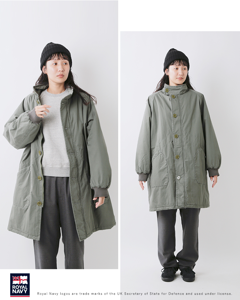 ROYAL NAVY(ロイヤルネイビー)コットンギャバポーラテック中綿サブマリンコート“SUBMARINECOAT”rn24fcot56