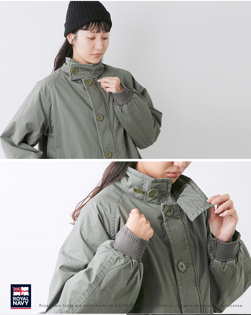 ROYAL NAVY(ロイヤルネイビー)コットンギャバポーラテック中綿サブマリンコート“SUBMARINECOAT”rn24fcot56