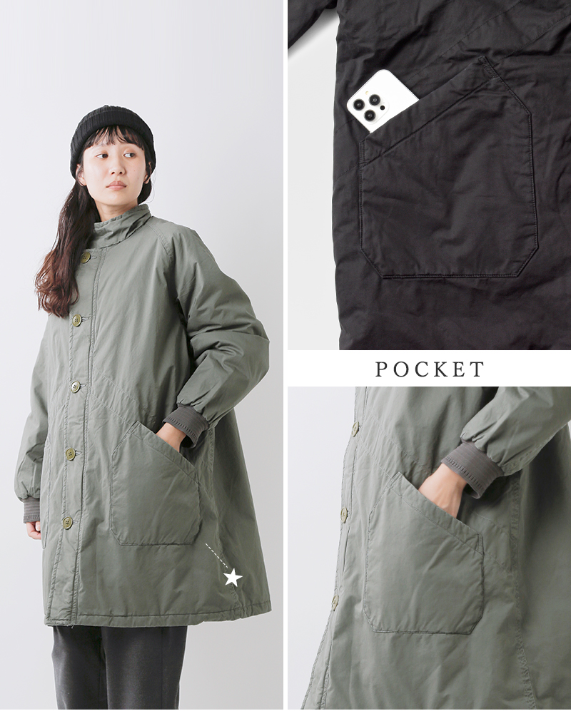 ROYAL NAVY(ロイヤルネイビー)コットンギャバポーラテック中綿サブマリンコート“SUBMARINECOAT”rn24fcot56